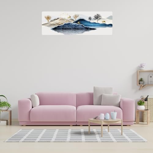 Image of Polyester Printed Air Conditioning Dust Cover Folding Designer Ac Cover For Indoor Split Ac 1.5 Ton (97X 31X 21 Cm ) (New Deer)
