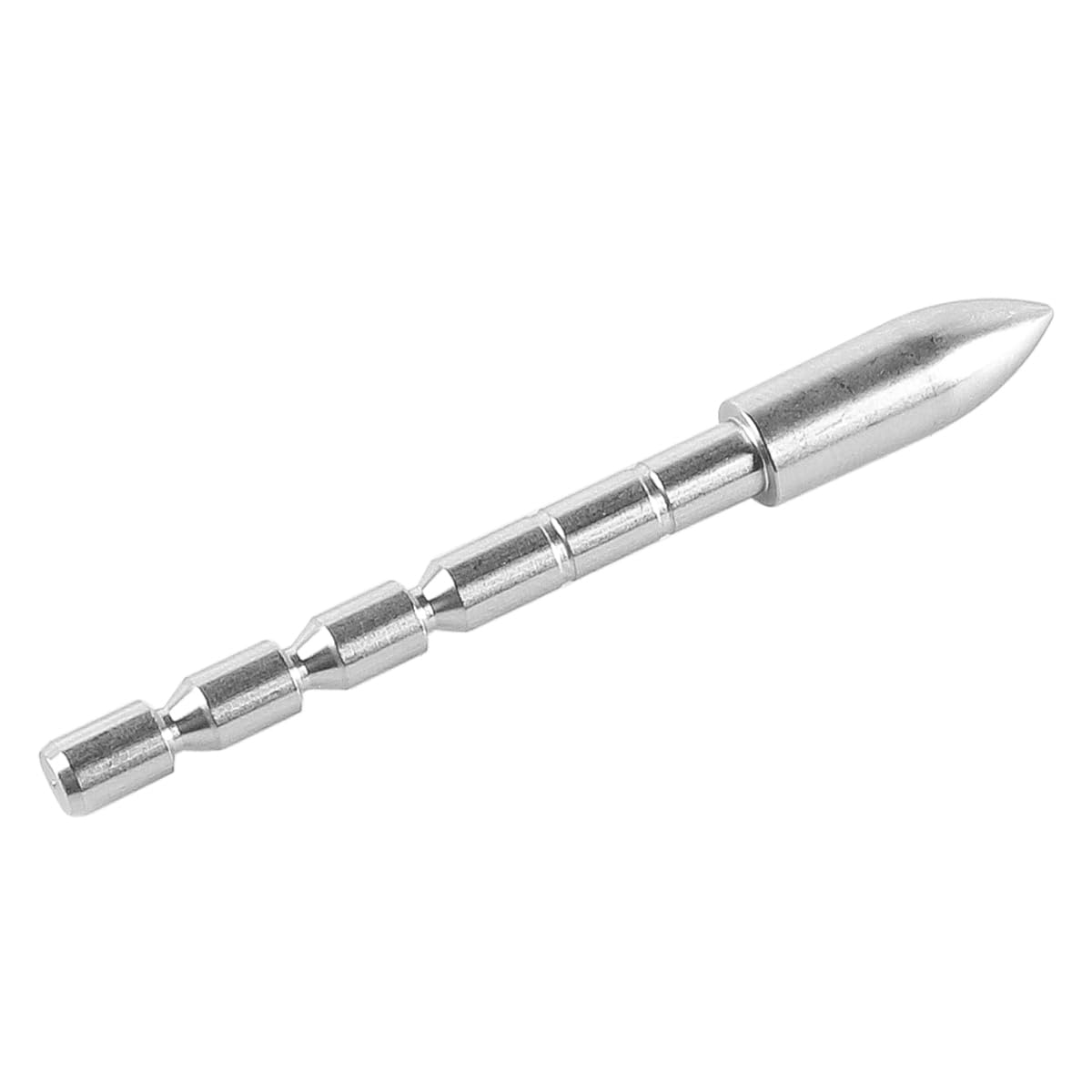 Sarini Pointe de flèche d'interpolation de 4,2 mm, Pointe de flèche en Acier à 120 Grains pour tir à l'arc à flèche ID 4,2 mm, Support de flèche et Accessoires d'arbre