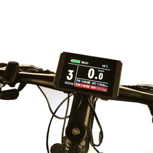Ordenador de Ebike impermeable Honseadek conector Sm panel de instrumentos Lcd8H 72V 4