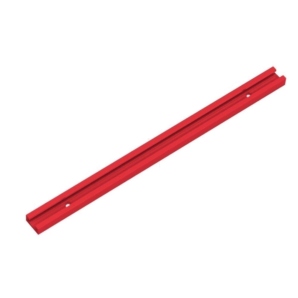 T-Slot Fixture Bar Woodworking T-Slot Slide Track 19x9.5mm, 300mm-500mm Aluminium Alloy T Screw Fixture Slot 1pc(Red,400mm)