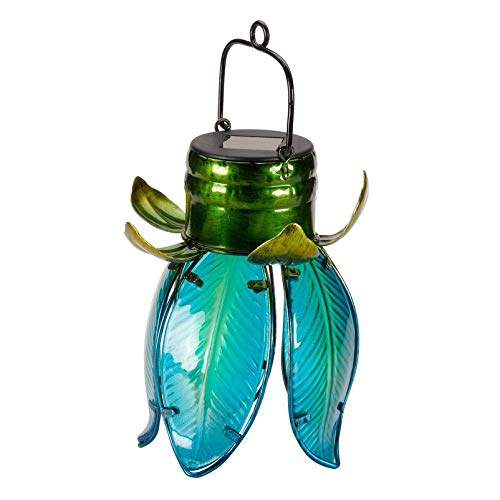 Smart Solar 1080971 TULIPAN Colgante LED Azul/Verde