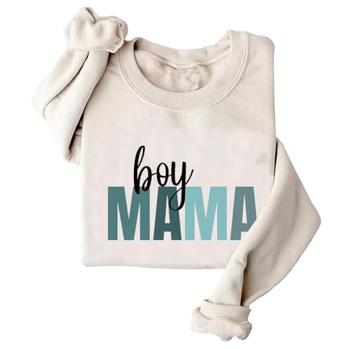 Boy Mama Sweatshirt Mom To Be Gift Mom Sweatshirt