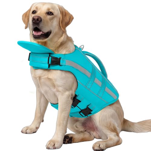 ASENKU Blue XL Dog Life Jacket