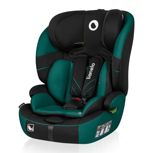 LIONELO LEVI ONE I-SIZE Silla infantil de coche 76-150 cm, Grupo 1 2 3, Protección Lateral, Reposacabezas ajustable de 10 etapas, Reposabrazos Cómodos, Respaldo Extraíble, R129 i-Size