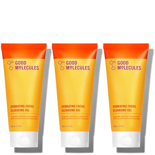 Good Molecules Hydrating Facial Cleansing Gel 6.7 oz (Pack of 3)