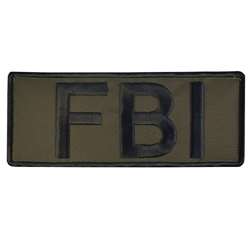 2AFTER1 Olive Drab OD Green Large XL 25 x 10 cm väst taktiskt broderad nylon krok & slingalapp