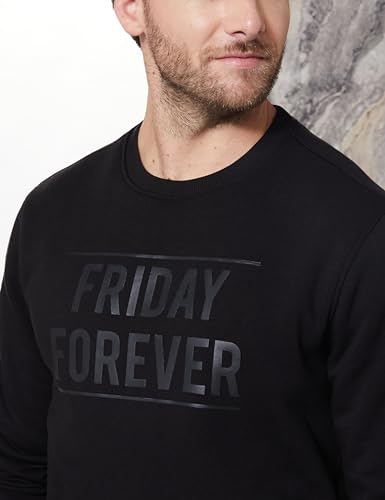 Image of Amazon Brand - Symbol Men Cotton Rich Light Weight Crew Neck Sweatshirt (Regular Fit)