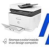 HP Color Laser MFP 179fnw Printer 6HU09A Stampante Laser a Colori, Bianco, Small