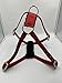Heavy Duty 4 Way Adjustable Easy Fit, Metal Hardware USA Hand Made (Large, RED)