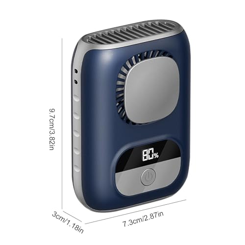 Ventilador portatil de cintura recargable para interior exterior y hogar 7