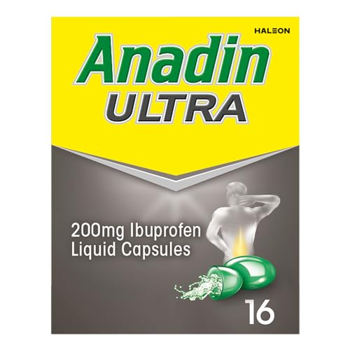 Anadin Ultra Ibuprofen Capsules, Pack of 16
