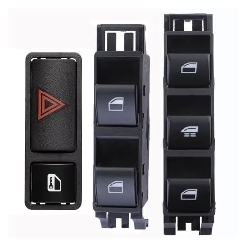 Commande vitre électrique pour BMW Série 3 E46 Cabriolet - Kit boutons 61316902178 - 2