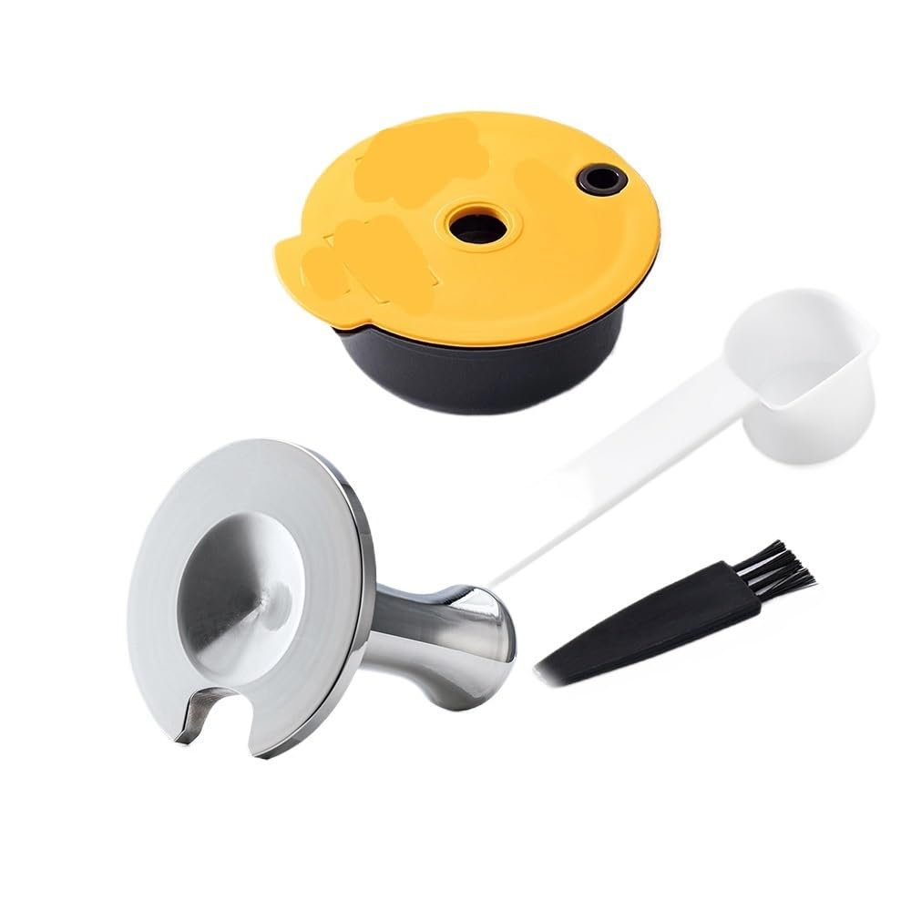Compatible Para i Cafilas Cápsula Café Filtro Taza Recargable | Taza filtro acero recargable, compatible máquinas 60-220ml(C200ml-TI)