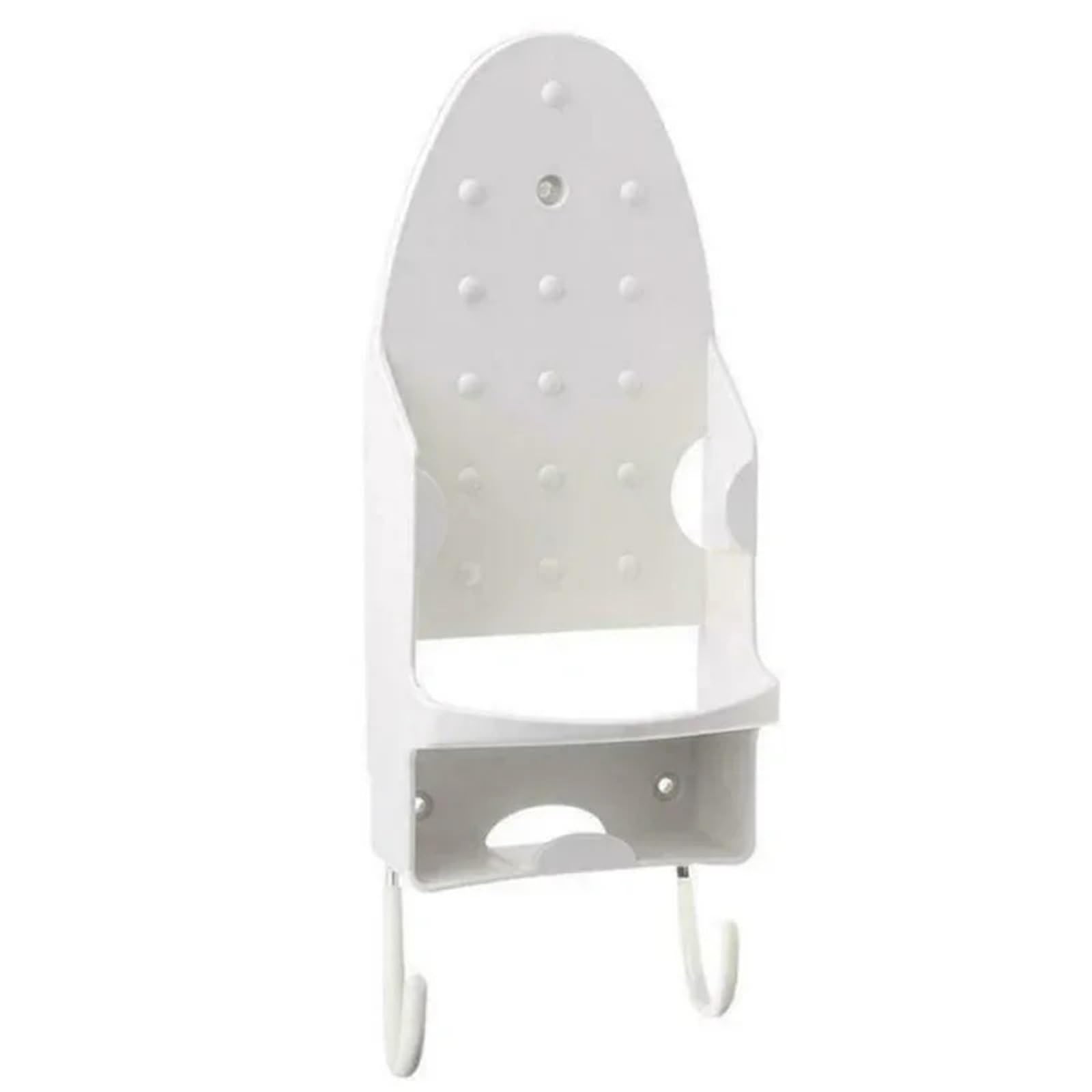 Poggia Ferro da Stiro Porta ASSE da Stiro Armadio Portaoggetti a Parete Hotel Home Ferro Appendiabiti(White)