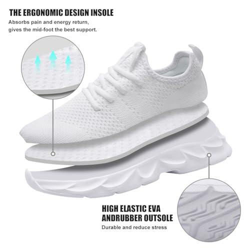 Image of EGMPDA Men's Tennis Shoes Slip On Running Walking Sneakers Casual Fashion Workout Gym Athletic Sport Hiking Sneakers Non Slip Shoe for Men