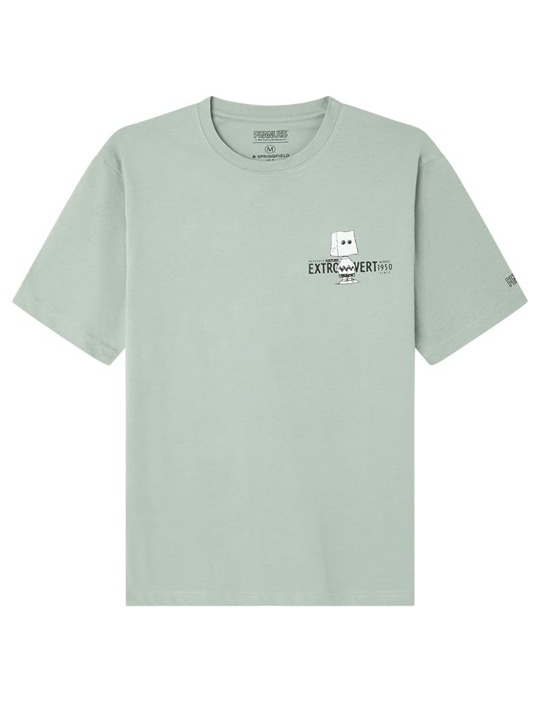 SPRINGFIELD Men's T-Shirt, Standard Green, M