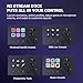 TreasLin Stream Controller Deck with12 Customizable Macro Keys to Trigger Actions in OBS Twitch YouTube for Content Creators Stream Dock Compatible with PC & Mac N3 Black Macro Keypad