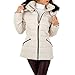 Produktbild Ital Design Gesteppte KUNSTFELL Kapuzen Jacke Glo Story Gr. M Creme