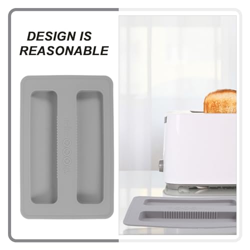 Tofficu 2 capas para torradeira, 2 fatias de torradeira, capa de silicone para máquina de fazer pão