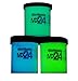 Green, Blue, Aqua MX24 SAMPLER Set Extreme Glow in the Dark Paint Daytime Invisible Range