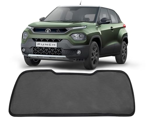 Image of Autofact Dicky Curtain for Tata Punch | Custom Fit Rear Windshield Sunshade | UV & Heat Protection | Foldable Mesh | Privacy & Cooling Car Accessory