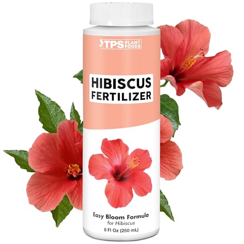 TPS NUTRIENTS Hibiscus Fertilizer for Tropical and Flowering Plants, Liquid Plant Food 8 oz (250mL)