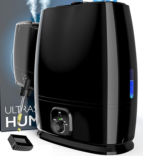 Everlasting Comfort 6L Humidifiers for Bedroom, Quiet 50HR Runtime No-Filter