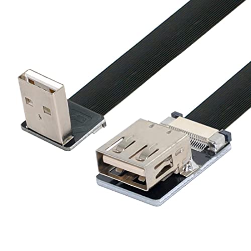Cavo Prolunga USB 2.0 A Mini USB Angolato 90 Gradi, 50 Cm, Per Tablet, Hard Disk E Cellulari, Trasferimento Dati 480 Mbps - 2