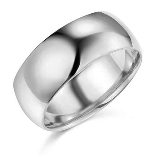 14k Yellow or White Gold 8mm Comfort FIT Plain Wedding Band