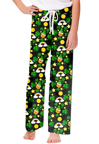 Image of Remimi Girl Boy Plaid Pants Drawstring Summer Casual Loose Bottoms 5-14 Years