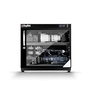 Digitek AD-85HS 85 Liters Capacity Digital Display Dry Cabinet with Humidity Controller (Black)