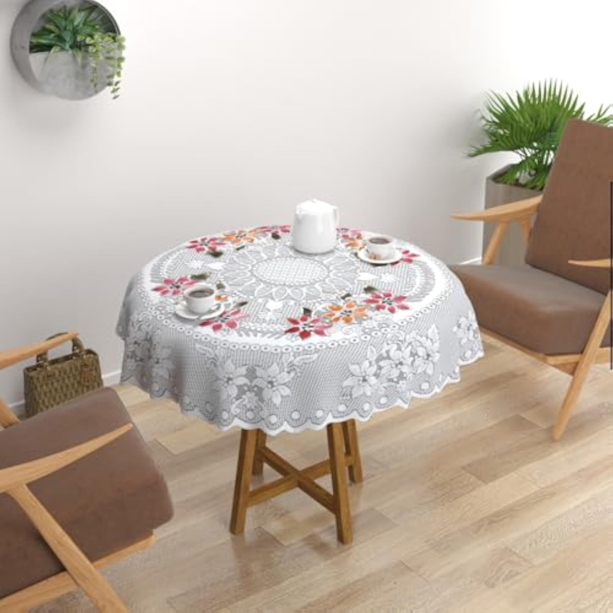 Premium 40 Inch Poly Cotton 2 Seater Round Table Cover