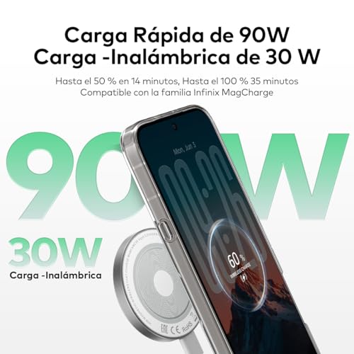 Image of Infinix Note 60 Pro (Solar Orange, 8GB RAM, 256GB Storage) | 50MP Camera | 6.78 inch FHD+ AMOLED Display | Snapdragon 7s Gen 4 | 6500mAh Battery | 5G Smartphone