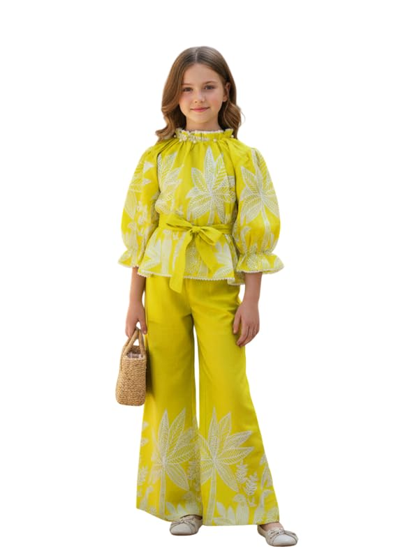 Cutiekins Stylish Girls Viscose Rayon Clothing Set | Lightweight & Breathable Fabric | High Neck Three-Quarter Sleeves Reg... - Review, Price and Buying Guide