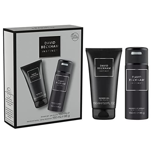 David Beckham Instinct Giftset For Him, 150ml Shower Gel & 150ml Deo Spray - Image 4