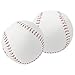 Generic Softball Balls, 12 Inch Softballs Hard Ball Sport Accessory 2Pcs 12in PU + Sawdust Hand Sewing Training Softball for Game, Daily Practice, Genericn071brcfme