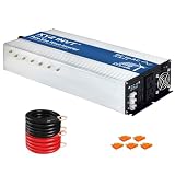 XYZ INVT 3500W Pure Sine Wave Inverter DC 36V to AC 110V 120V Power Inverter with Dual AC Outlets & Hardwire Terminal & LED Display for Solar,Home Backup Power,Outdoor Over 90% Efficiency
