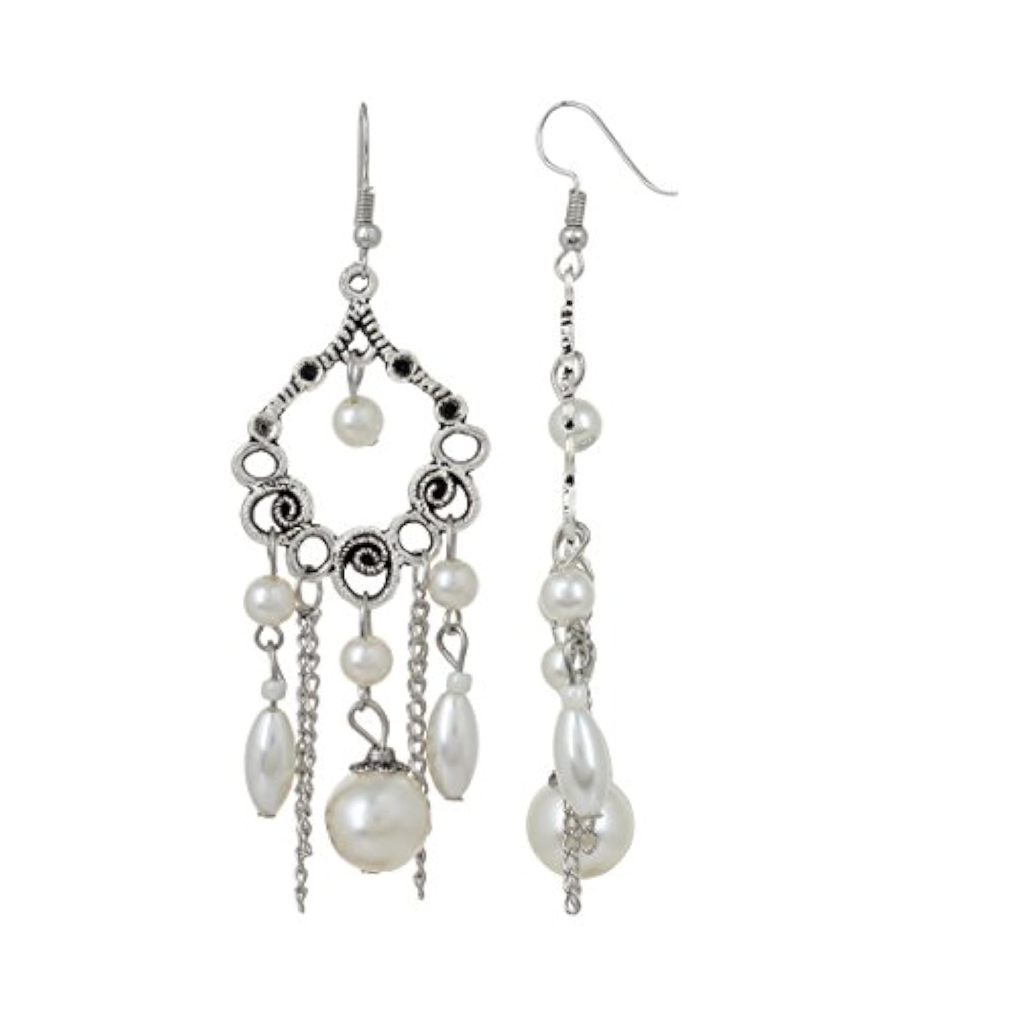 Oxidised Silver Bohemian Earrings