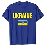 dongcy ucraina t-shirt bandiera ucraina stampe maglietta con girocollo unisex la pace elasticizzata confortevole short sleeve leggero,blue 3,xs(50kg/160cm)