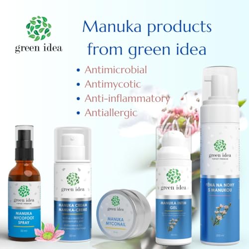 Green idea - Fußcreme mit Teebaumöl und Manuka – pflanzliche Fußpflege 100 ml