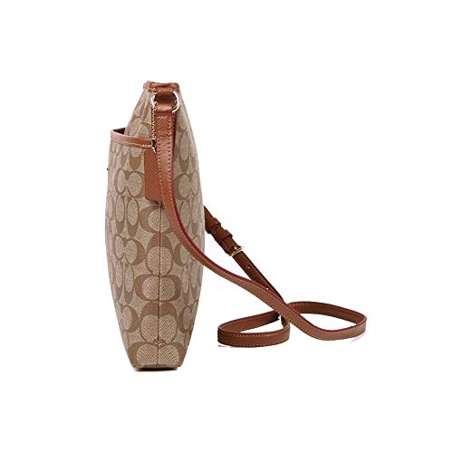 coach file crossbody in signature canvas