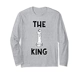 Photo Gallery il re divertente scacchi sport giocatore allenatore grafica maglia a manica Photo Gallery il re divertente scacchi sport giocatore allenatore grafica maglia a manica