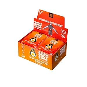 Only Hot 14-Uur Zelfverwarmende Zelfklevende Bodywarmer Stickers voor Unisex Adult 40 Stuks Display Box, wit