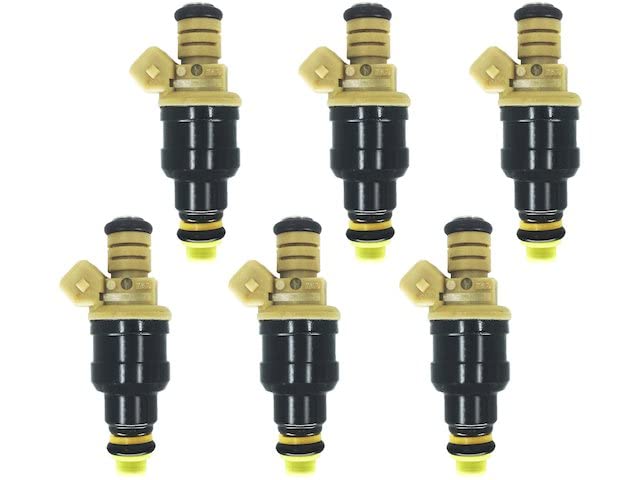 Fuel Injector Kit - 6 Piece - Compatible with 1986-1990 Ford Bronco II 2.9L V6