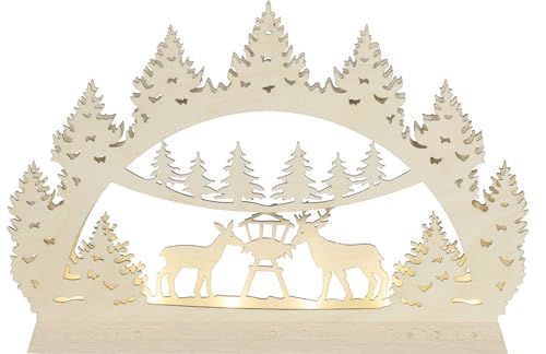 Mini Schwibbogen LED 27 SAICO Original Mini Schwibbogen | 6 Motive