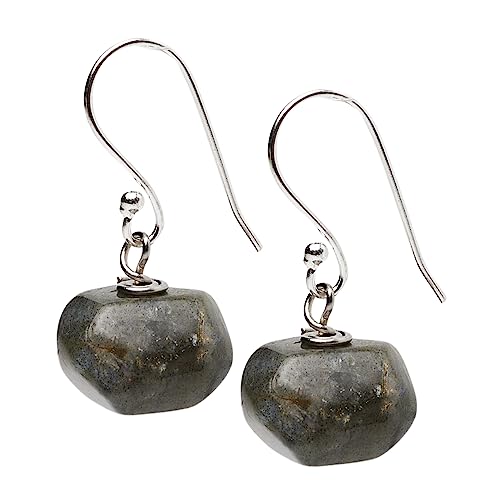 Boucles d'oreilles labradorite fait main idée cadeau idéal pour femme
