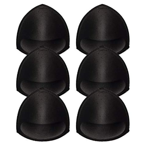 TopBine 3 pairs of bra inserts, bra insert pads, removable sports push-up pad, for swimsuit and bikini Cover