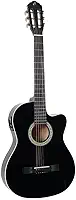 Violão Eletroacústico Flat Cutaway Nylon NF-14 Preto