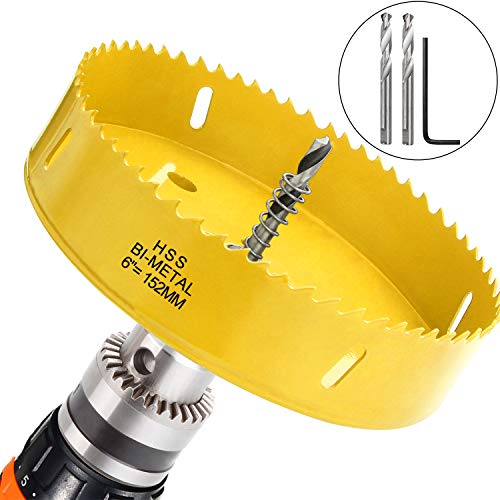 6 inch Hole Saw Blade for Cornhole Boards Corn Hole Drilling Cutter 152mm