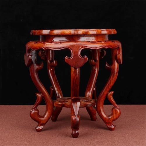 Table d'exposition pour bonsaïs en palissandre massif, un support artisanal d'exception - 7